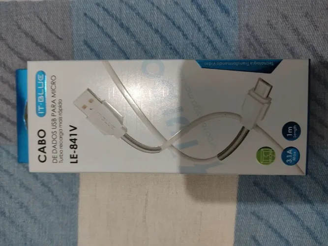 Cabo USB para Micro USB IT-BLUE Turbo Recarga Rápida