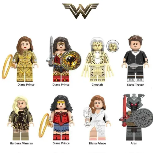 Mini Figuras DC mulher maravilha Diana 