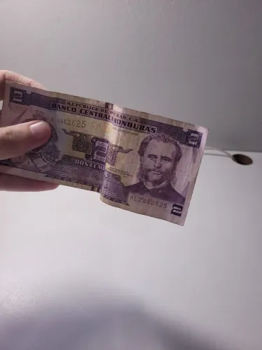 Cédula de 2 Lempiras de Honduras para colecionadores