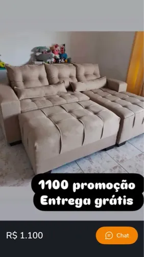 Sofá em Promoção com Entrega Grátis! 1100 promo