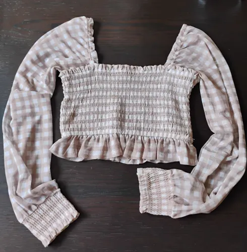 Blusa quadriculada- TAM P