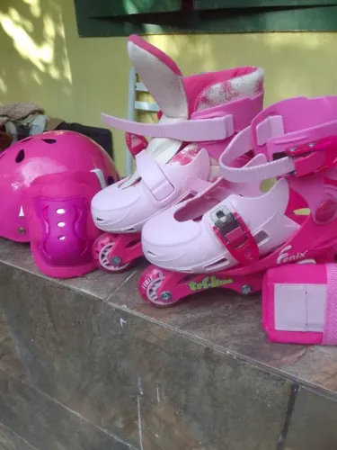 Patins infantil ajustável 