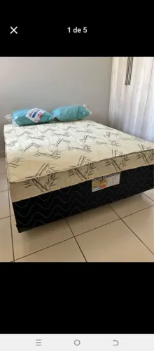 Cama casal vai com 10 cm de espuma selada e entrega em Goiânia ou Aparecida