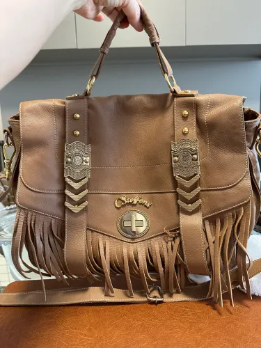 Bolsa de couro Carmen Steffens