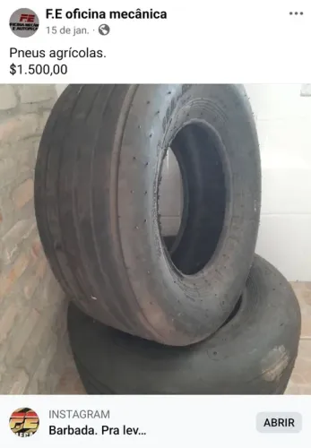 Pneus agrícolas novos