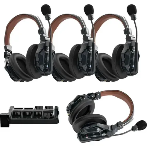 Sistema de Intercomunicação Holyland Solidcom C1 Pro 4S Sem Fio - Preto