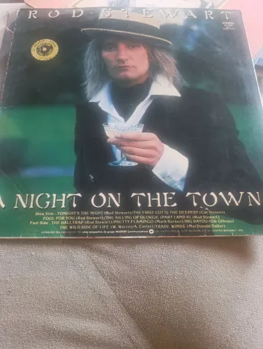 Vinil Rod Stewart A Night on the town.