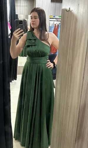 Vestido verde oliva 