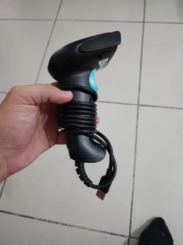 Leitor de Código de Barras com Fio - Scanner Hoopson