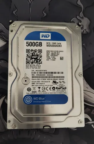 HD Western Digital 500GB - Perfeito estado