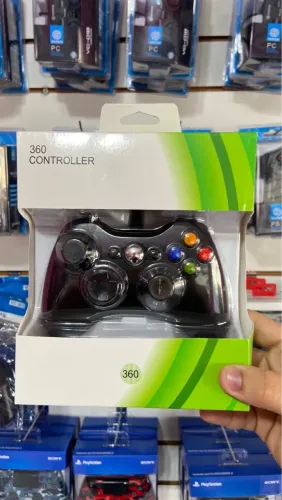 Controle de Xbox 360 e pc com fio USB 