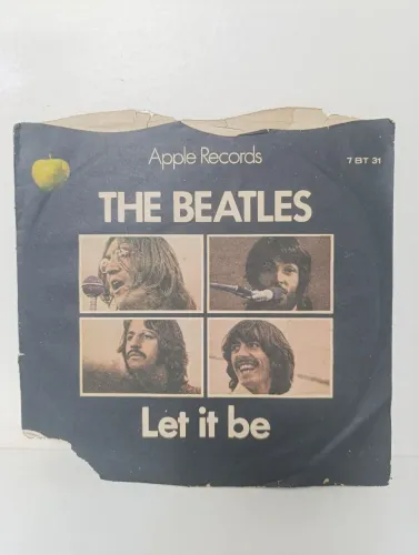 LP Beatles - Disco de vinil compacto Let it be/ You Know My Name 