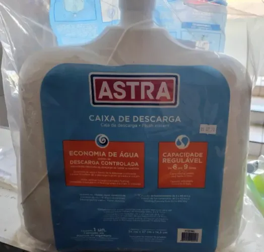 Caixa de Descarga Astra - Econômica e com Capacidade Regulável!