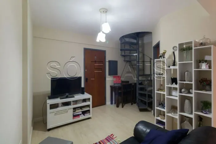 Flat Place Vendome disponível para venda com 50m², 01 dorm e 01 vaga de garagem