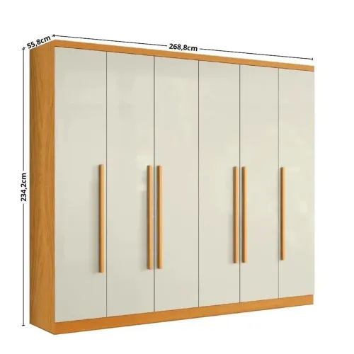 Guarda-Roupa 6 Portas gigante 