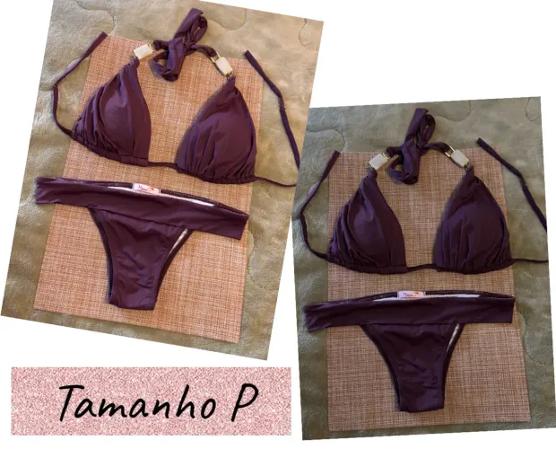 Biquíni Roxo Elegante - Tamanho P