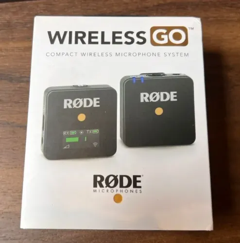 Microfone Sem Fio Rode Wireless Go Lapela (Completo na Caixa) em perfeito estado!