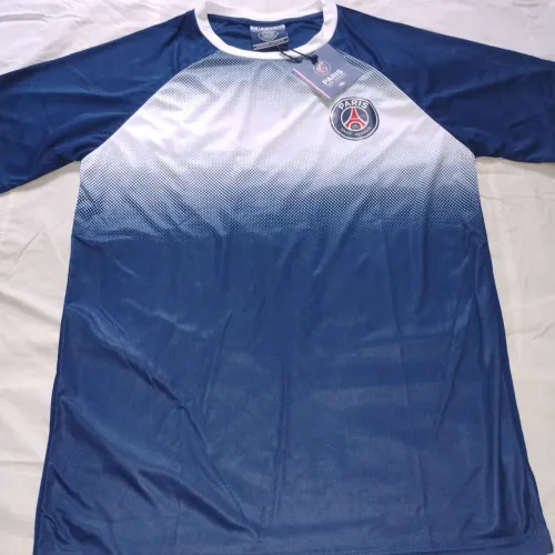 Camiseta PSG - Azul e Branca - Tamanho g