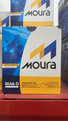 Bateria Moura MA6-D 12V 6Ah - bateria de moto