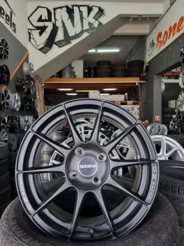 Jogo de rodas novas aro 15 4x100 esportivas Rodera OZR