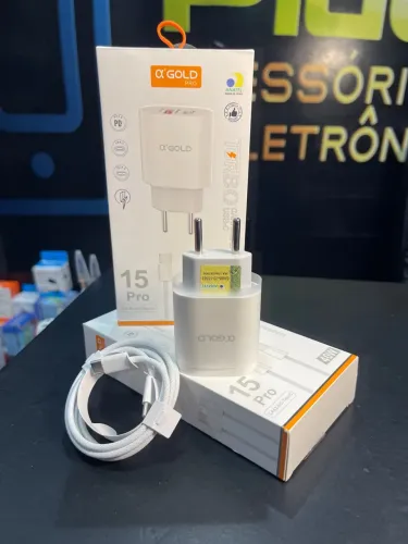 Carregador Celular Turbo Original 40W Usb Tipo C CA40-4 A'Gold -