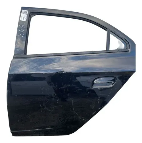 Porta Chevrolet Onix 2016/17/2018 Traseira Esquerda Preta