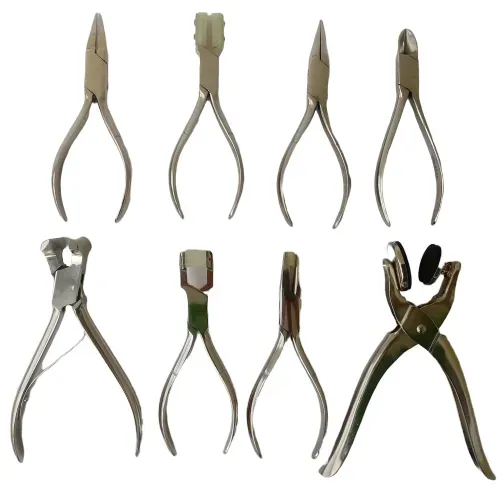 Kit de 8 alicates alemães para ótica