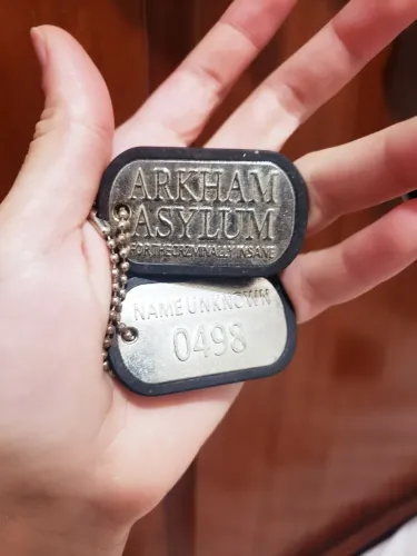 Dog Tag chaveiro Arkham Asylum