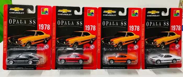 Miniatura Metal Opalas (Hot Weels) C/Pneus De Borracha 1/64