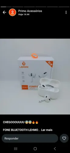 Fone Bluetooth LEHMOX - Sem Fio