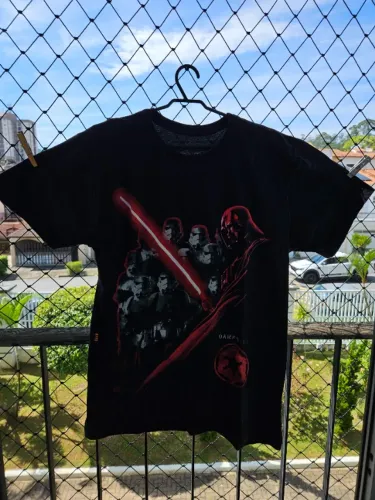 Camiseta Piticas Star Wars Tamanho GG
