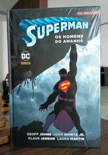 SUPERMAN: OS HOMENS DO AMANHÃ. DC DELUXE. POR GEOFF JOHNS & JOHN ROMITA JR. Novo Lacrado.