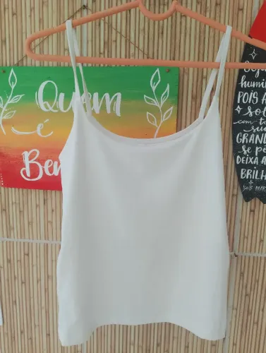 Camiseta branca M nova
