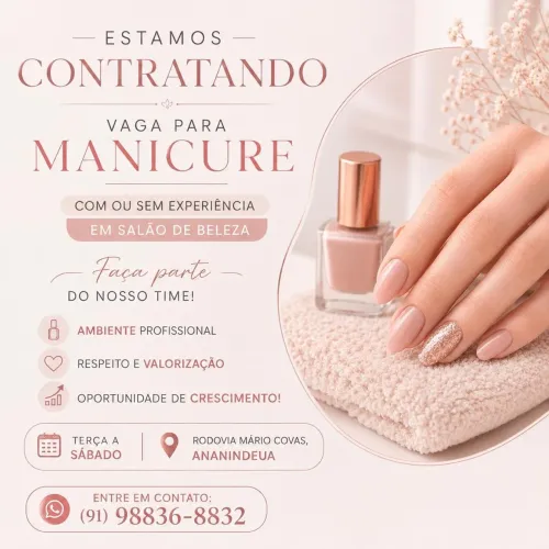 Vagas para manicure