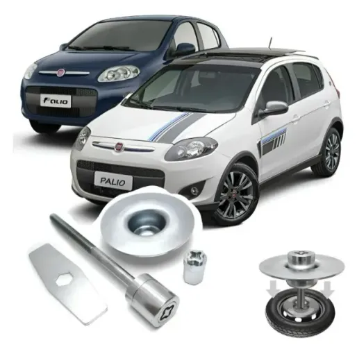 Kit Trava Antifurto Estepe Fiat Palio_Aceito Cartão