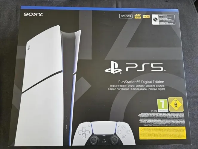 PS5 Slim digital+2 controles (tudo lacrado) 