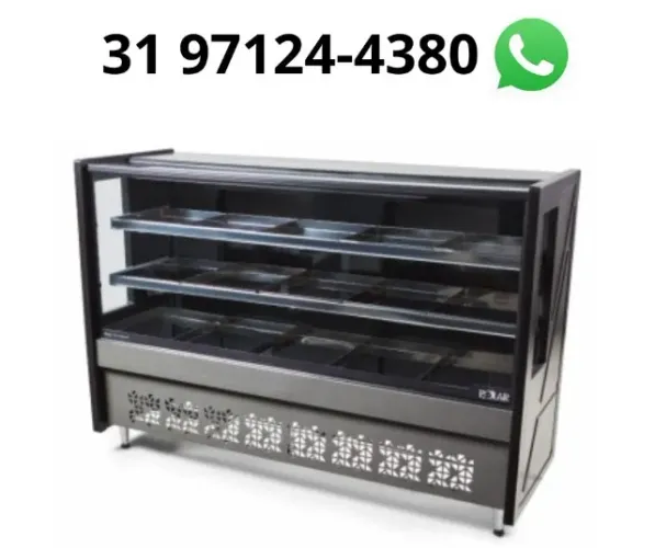 Balcão Avícola 1,75M Preto Polar