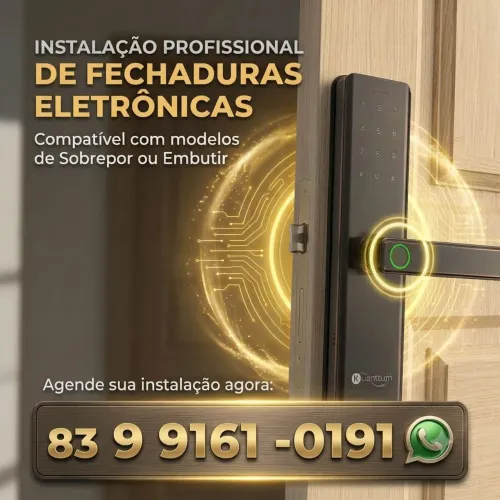 Precisando instalar sua fechadura eletrônica? 