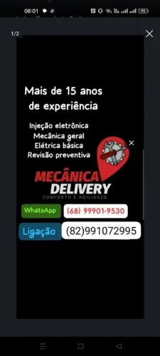 Mecânico delivery 