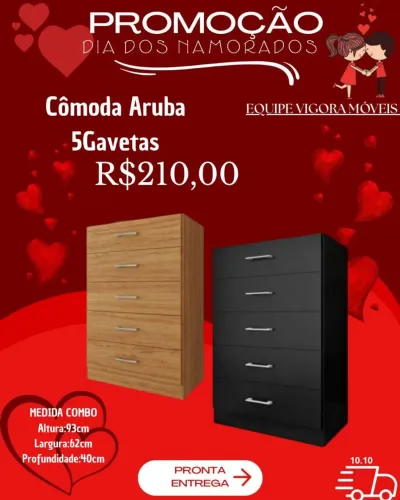Cômoda 5 gavetas