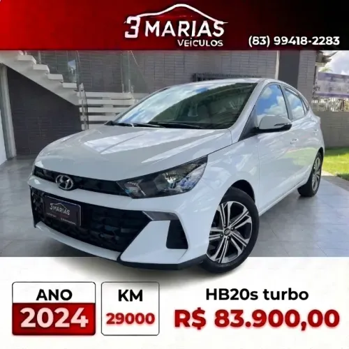 Hyundai HB20S Comfort Plus 1.0 TB Flex 12V AUT 2024