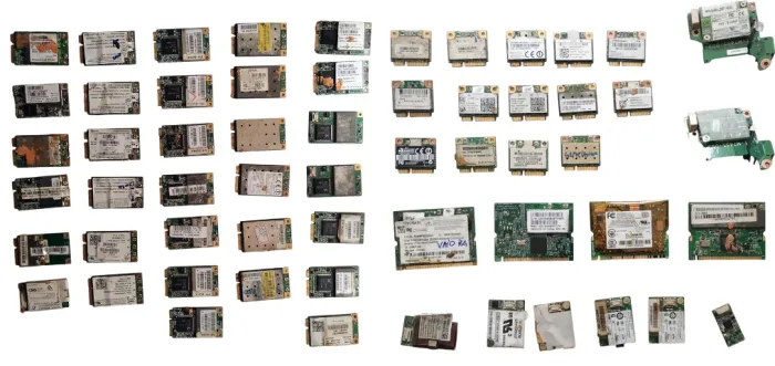 Lote Placas Wi?Fi Notebook Mini PCIe Intel Atheros Não Testadas