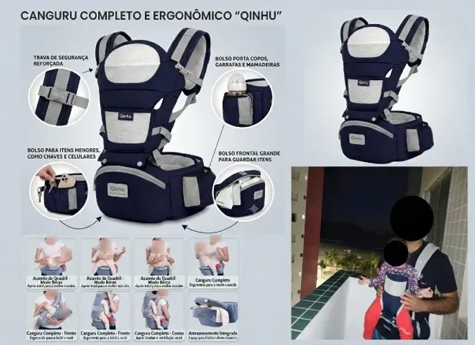 Canguru confort bebe