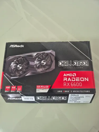 Placa de Vídeo ASROCK RX 6600 Challenger