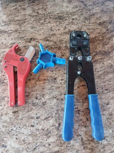 Conjunto novo de alicate PEX gas