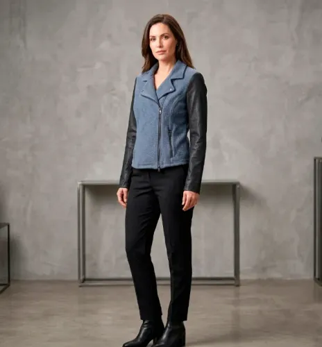 Jaqueta Armani Exchange Biker Feminina Original - Tam. P