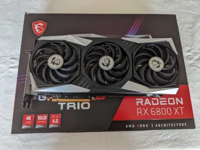 Placa de vídeo Amd Rx 6800 Xt 16Gb