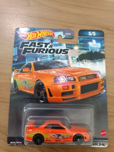 Skyline R34 Velozes e Furiosos Hotwheels 