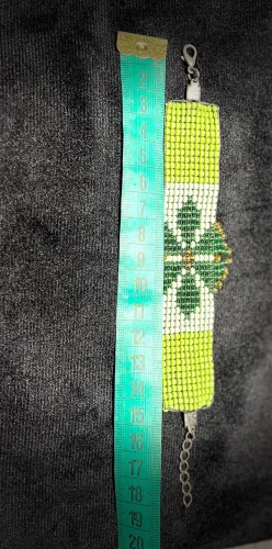 Pulseira de Miçangas Verde