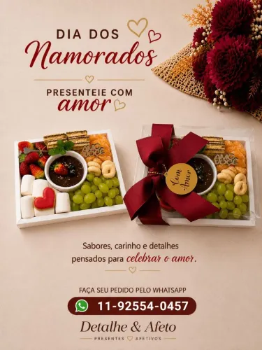 Cesta de café da manhã - Dia dos namorados! Entregas na região de Atibaia/Bragança